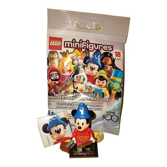 LEGO Sorcerer’s Apprentice MICKEY MOUSE DISNEY 100th Mini-figure 71038 - Picture 2 of 9